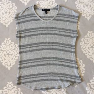 INC - Grey & Silver Top